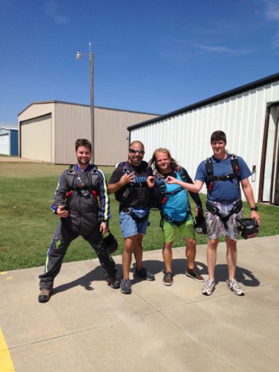Skydiving center in Oklahoma