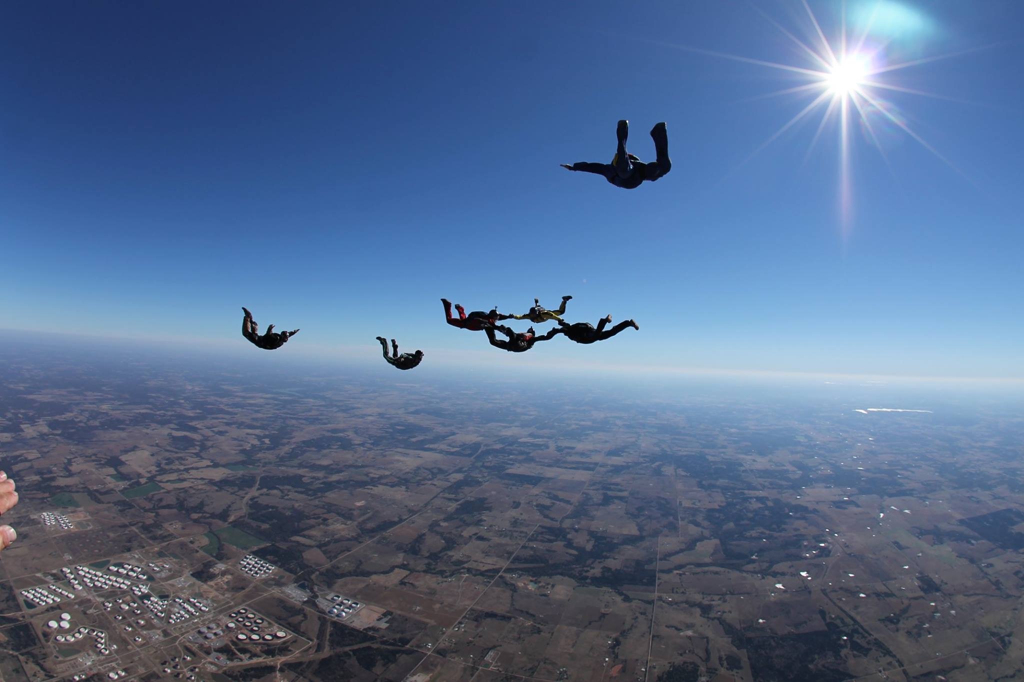 best month to skydive in Oklahoma