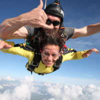 First jump. Affordable Tandem skydive in Oklahoma