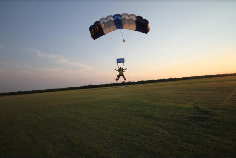 canopy ride to the ground