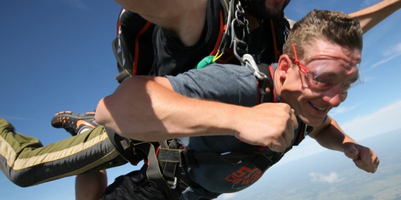 What does skydiving feels like?
